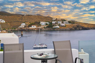 Thermia Suites Boutique Hotel Kythnos Island Greece Standard Double Room with Sea View